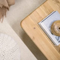 Studio Copenhagen Table basse Loca II - Chêne sauvage partiellement massif - Chêne sauvage / Blanc -Meubles de salon Soldes 1000005164 210910 12204700005 DETAILS P000000001000005164