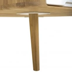 Studio Copenhagen Table basse Loca I - Blanc / Chêne sauvage -Meubles de salon Soldes 1000005165 130 GALLERYIMAGES P000000001000005165