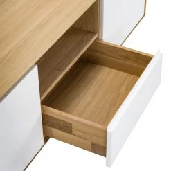 Studio Copenhagen Meuble TV Loca III - Blanc / Chêne -Meubles de salon Soldes 1000005413 100 GALLERYIMAGES P000000001000005413