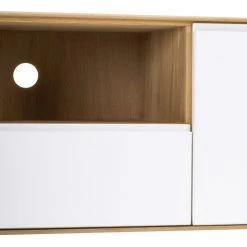 Studio Copenhagen Meuble TV Loca III - Blanc / Chêne -Meubles de salon Soldes 1000005413 90 GALLERYIMAGES P000000001000005413