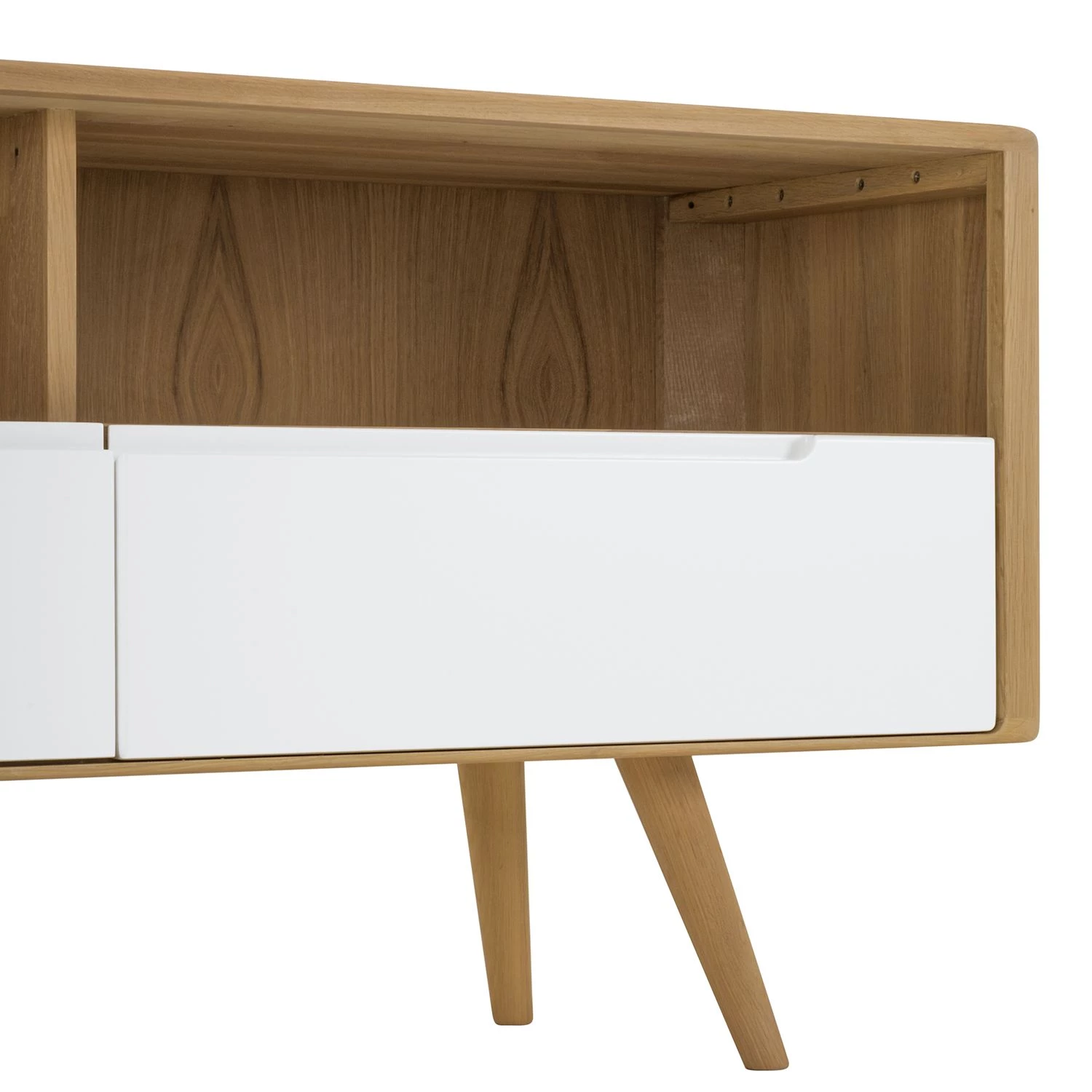 Studio Copenhagen Meuble TV Loca IV - Blanc / Chêne sauvage clair 11 Studio Copenhagen Meuble TV Loca IV - Blanc / Chêne sauvage clair – Image 9