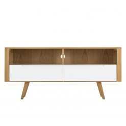 Studio Copenhagen Meuble TV Loca IV - Blanc / Chêne sauvage clair 17 Studio Copenhagen Meuble TV Loca IV - Blanc / Chêne sauvage clair -Meubles de salon Soldes 1000005416 30 GALLERYIMAGES P000000001000005416