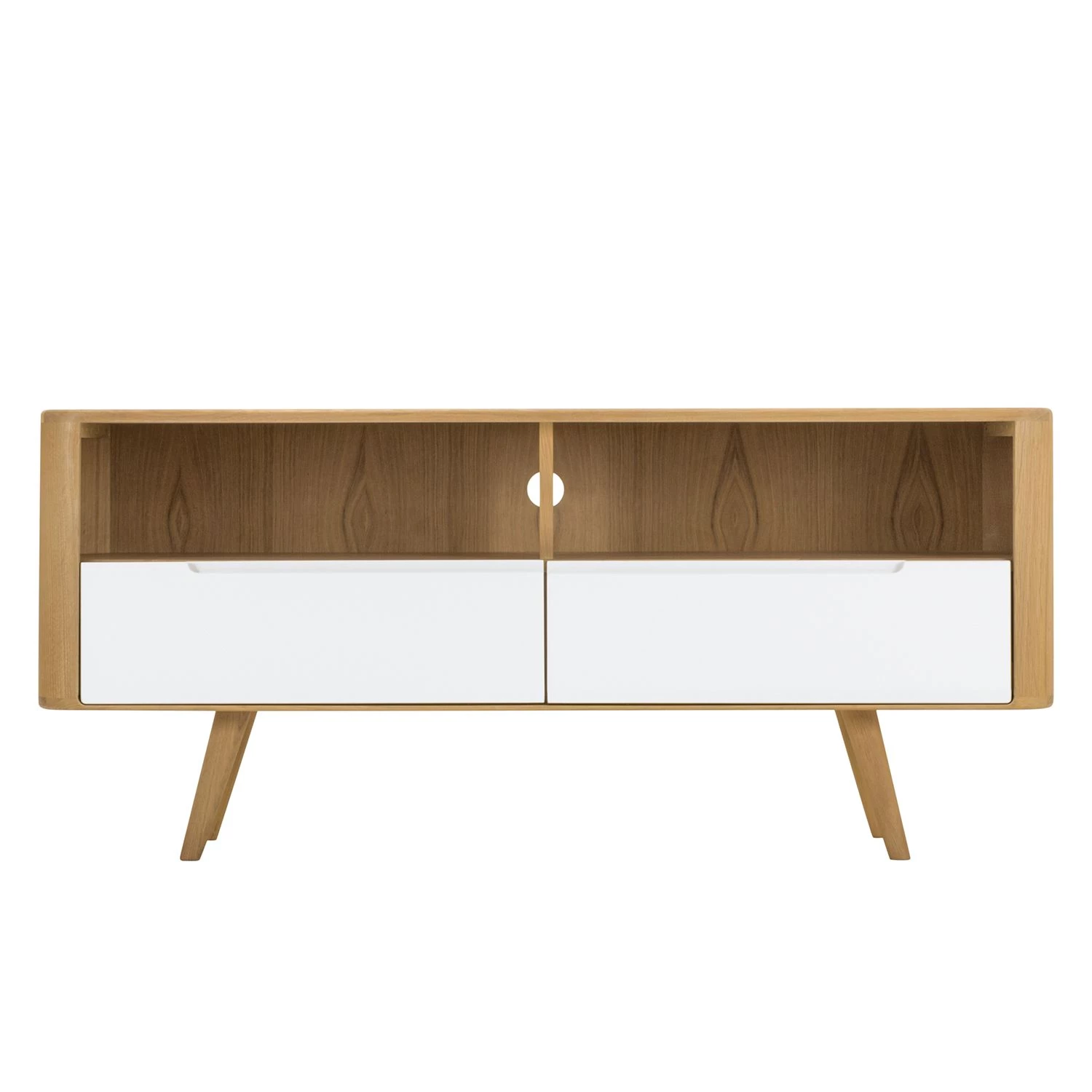 Studio Copenhagen Meuble TV Loca IV - Blanc / Chêne sauvage clair 4 Studio Copenhagen Meuble TV Loca IV - Blanc / Chêne sauvage clair – Image 2