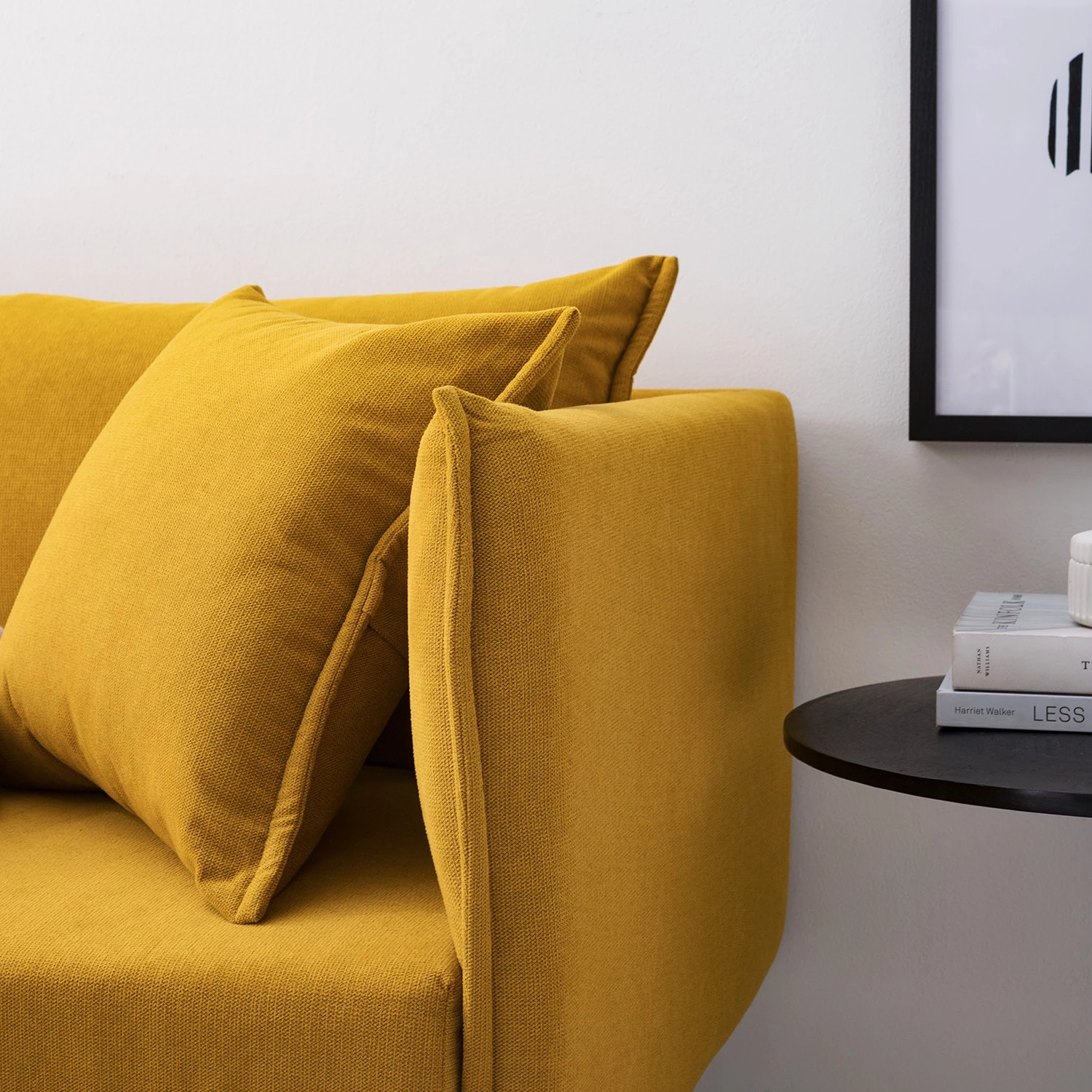 Studio Copenhagen Canapé Bayboro Tissu (2,5 places) - Moutarde 10 Studio Copenhagen Canapé Bayboro Tissu (2,5 places) - Moutarde – Image 8