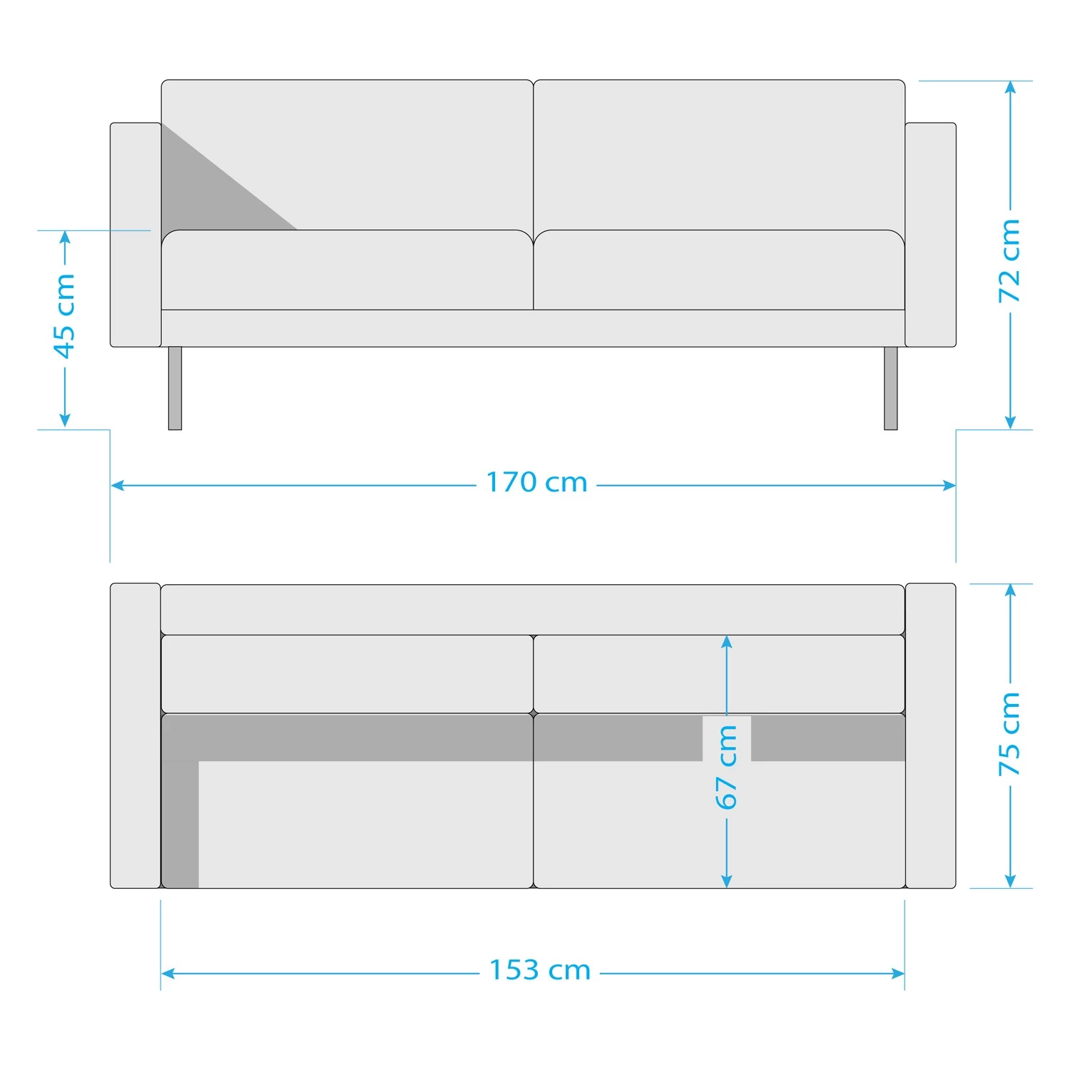 Studio Copenhagen Canapé Bayboro Tissu (2,5 places) - Moutarde 21 Studio Copenhagen Canapé Bayboro Tissu (2,5 places) - Moutarde – Image 19