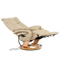 Modoform Fauteuil de relaxation Casey - Cuir véritable / Imitation cuir - Crème -Meubles de salon Soldes 1000005892 200324 13583600005 DETAILS P000000001000005892