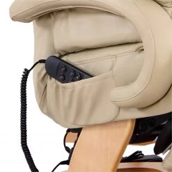 Modoform Fauteuil de relaxation Casey - Cuir véritable / Imitation cuir - Crème -Meubles de salon Soldes 1000005892 200324 13584000009 DETAILS P000000001000005892