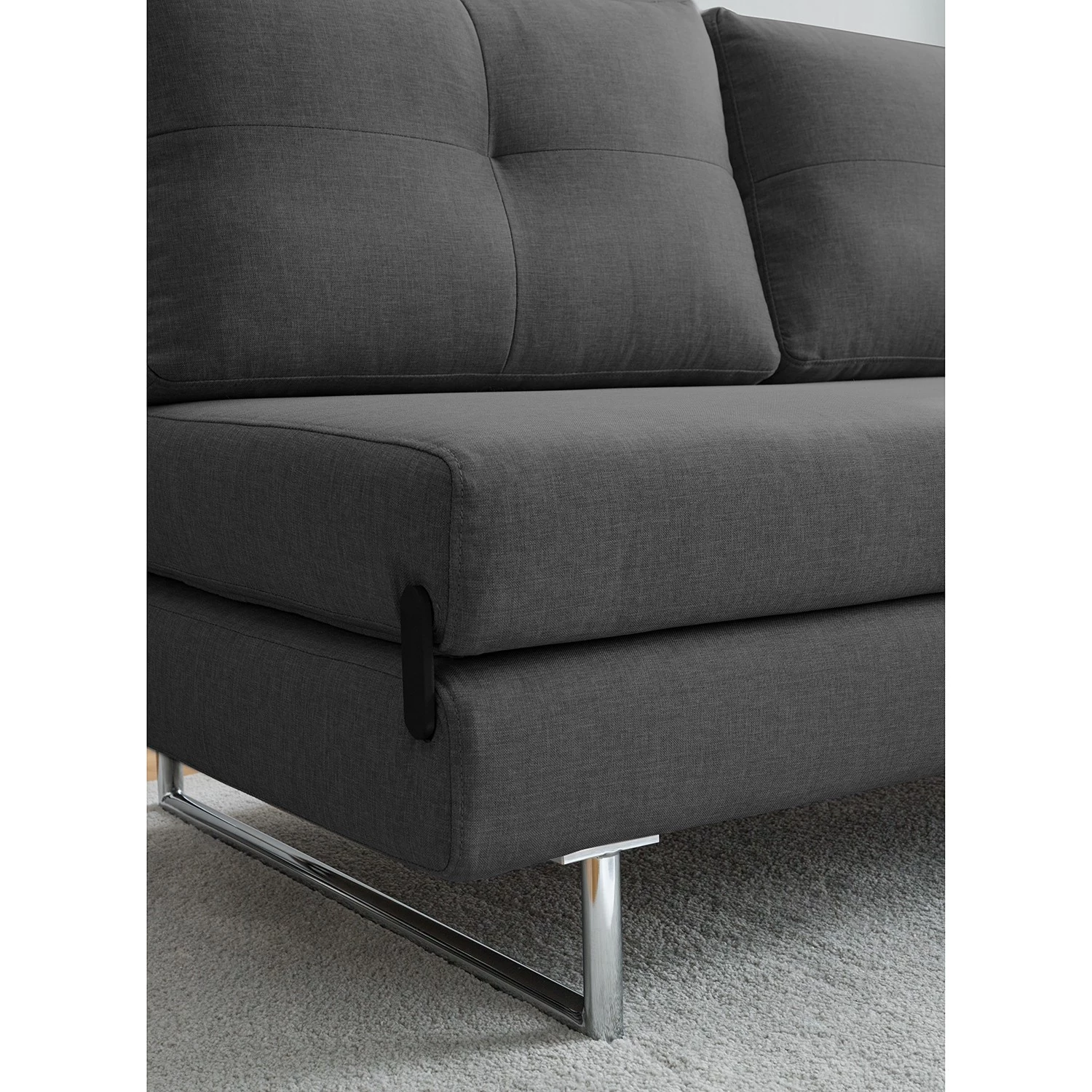 Fredriks Canapé convertible Newheaven Tissu - Tissu Lyn: Gris foncé 18 Fredriks Canapé convertible Newheaven Tissu - Tissu Lyn: Gris foncé – Image 16