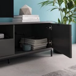 Studio Copenhagen Meuble TV Harma - Gris foncé -Meubles de salon Soldes 1000007083 200402 18274700020 DETAILS P000000001000007083