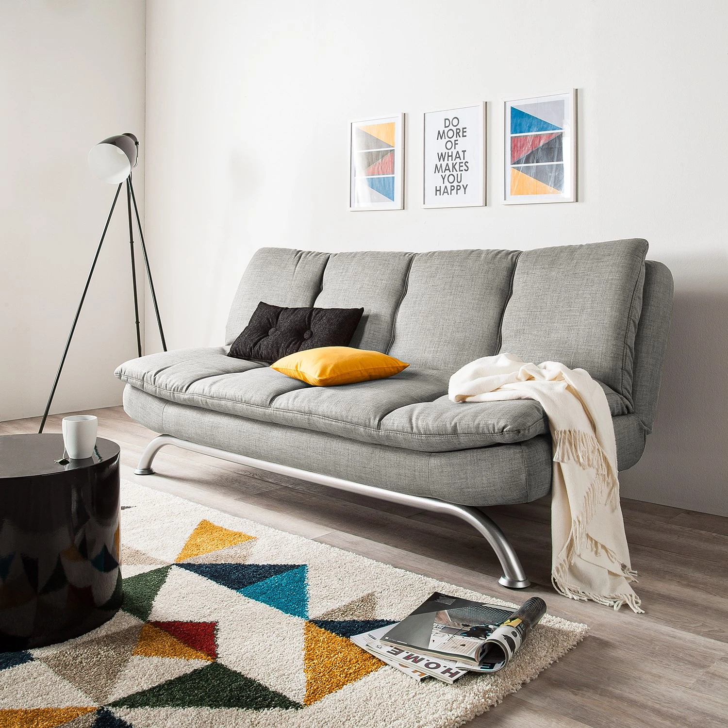 Fredriks Clic-clac Jerry Tissu - Gris clair 4 Fredriks Clic-clac Jerry Tissu - Gris clair – Image 2