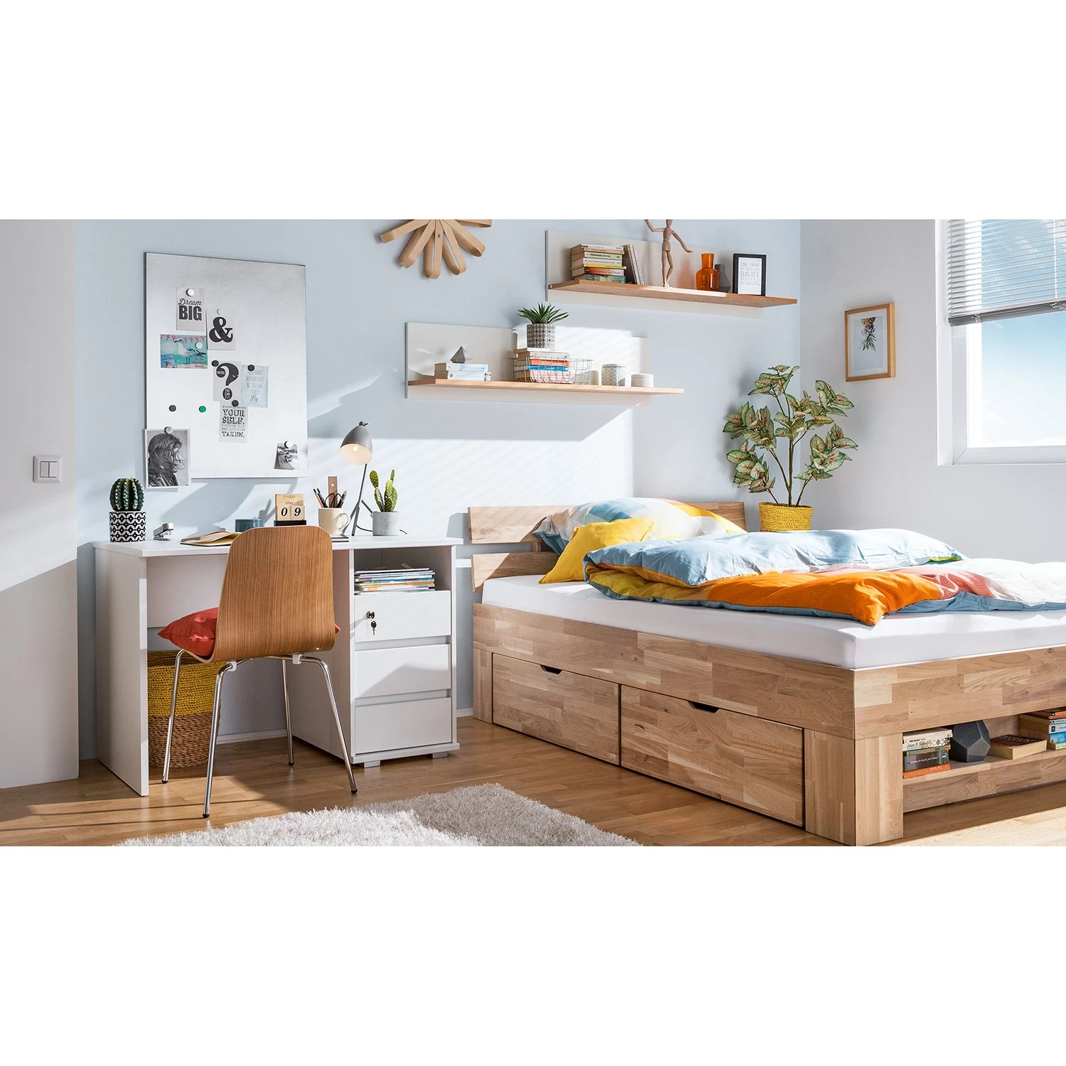 Mørteens Étagère murale Lindholm - Blanc mat - Blanc mat 5 Mørteens Étagère murale Lindholm - Blanc mat - Blanc mat – Image 3