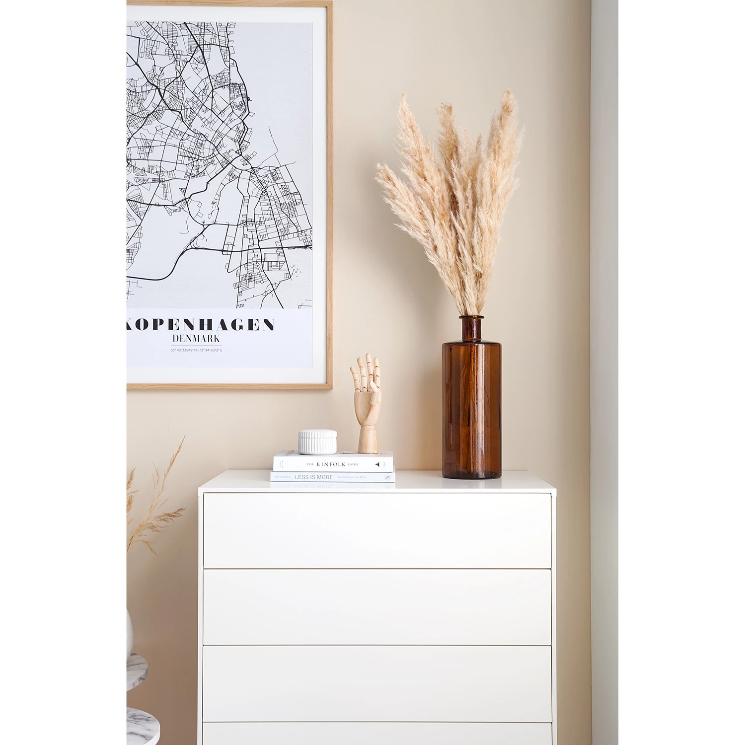 Mørteens Commode Lindholm I - Partiellement en chêne massif - Blanc 10 Mørteens Commode Lindholm I - Partiellement en chêne massif - Blanc – Image 8