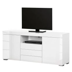 Fredriks Buffet Roomconcept (avec éclairage LED) - Blanc brillant
