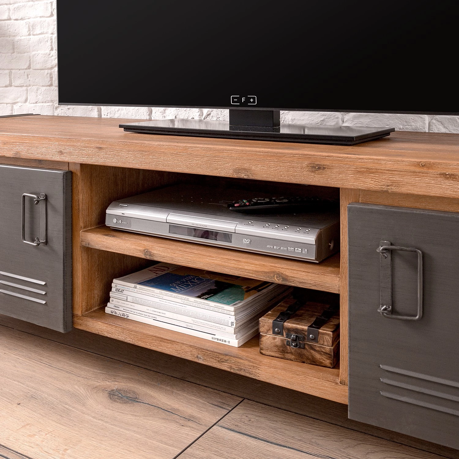 Ars manufacti Buffet Manchester II - Acacia massif / Métal 12 Ars manufacti Buffet Manchester II - Acacia massif / Métal – Image 10