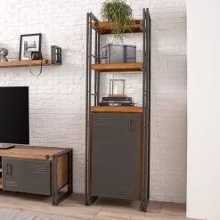 Ars manufacti Étagère Manchester - Acacia massif / Métal -Meubles de salon Soldes 1000008845 200430 15154700010 DETAILS P000000001000008845