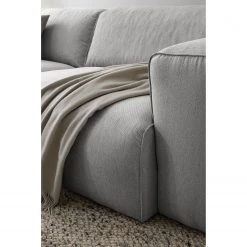 Studio Copenhagen Canapé 3 places HUDSON - Tissu Saia: Gris clair -Meubles de salon Soldes 1000009285 201130 15532000072 DETAILS P000000001000009285