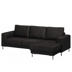 Fredriks Canapé d’angle Summer - Tissu Madu: Noir - Méridienne courte à droite (vue de face) - Sans fonction couchage -Meubles de salon Soldes 1000012446 210503 10321600014 DETAILS P000000001000012446