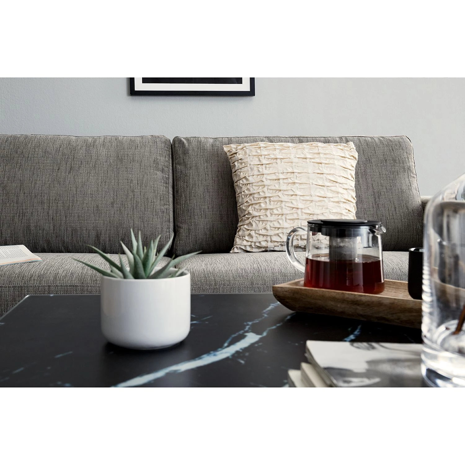 Fredriks Canapé Summer (3 places) - Tissu Madu: Gris clair 12 Fredriks Canapé Summer (3 places) - Tissu Madu: Gris clair – Image 10