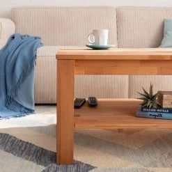 Ars Natura Table basse Naia II - Duramen de hêtre massif -Meubles de salon Soldes 1000012698 190228 10121800009 GALLERYIMAGES P000000001000012698