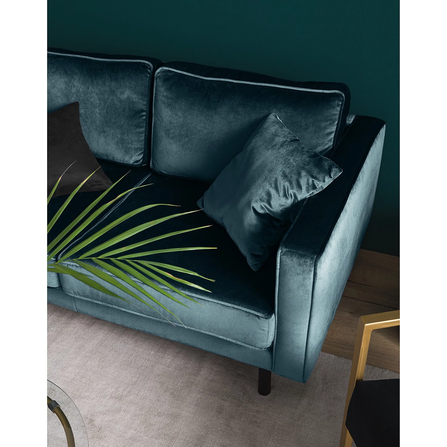 Eva Padberg Collection Canapé Edina (2 places) - Bleu foncé 12 Eva Padberg Collection Canapé Edina (2 places) - Bleu foncé – Image 10