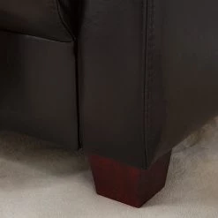 Maison Belfort Canapé Fragola (3 places) - Cuir véritable Marron foncé 27 Maison Belfort Canapé Fragola (3 places) - Cuir véritable Marron foncé -Meubles de salon Soldes 1000015214 201127 16483100053 DETAILS P000000001000015214