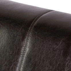 Maison Belfort Canapé Fragola (3 places) - Cuir véritable Marron foncé 28 Maison Belfort Canapé Fragola (3 places) - Cuir véritable Marron foncé -Meubles de salon Soldes 1000015214 210901 14170600005 DETAILS P000000001000015214