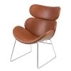 Fredriks Fauteuil Montola I - Imitation cuir - Cognac - Chrome 1 Fredriks Fauteuil Montola I - Imitation cuir - Cognac - Chrome -Meubles de salon Soldes 1000015837 211007 121227000011 IMAGE P000000001000015837