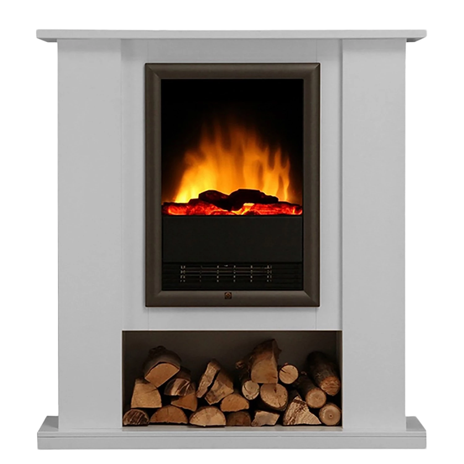 Montreux Cheminée électrique Marilyn - Blanc brillant - Verni 5 Montreux Cheminée électrique Marilyn - Blanc brillant - Verni – Image 3