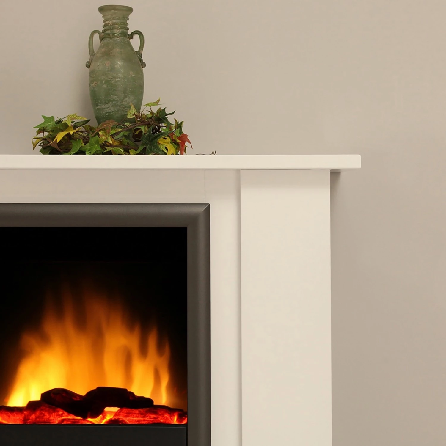 Montreux Cheminée électrique Marilyn - Blanc brillant - Verni 8 Montreux Cheminée électrique Marilyn - Blanc brillant - Verni – Image 6