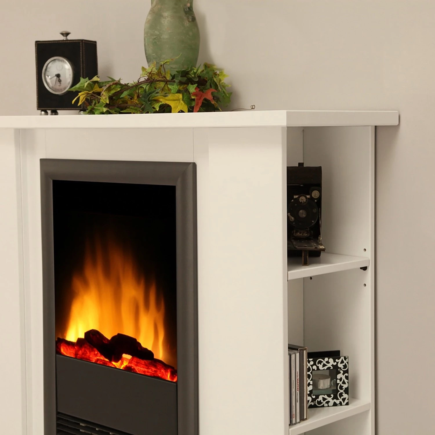 Montreux Cheminée électrique Marilyn - Blanc brillant - Verni 9 Montreux Cheminée électrique Marilyn - Blanc brillant - Verni – Image 7