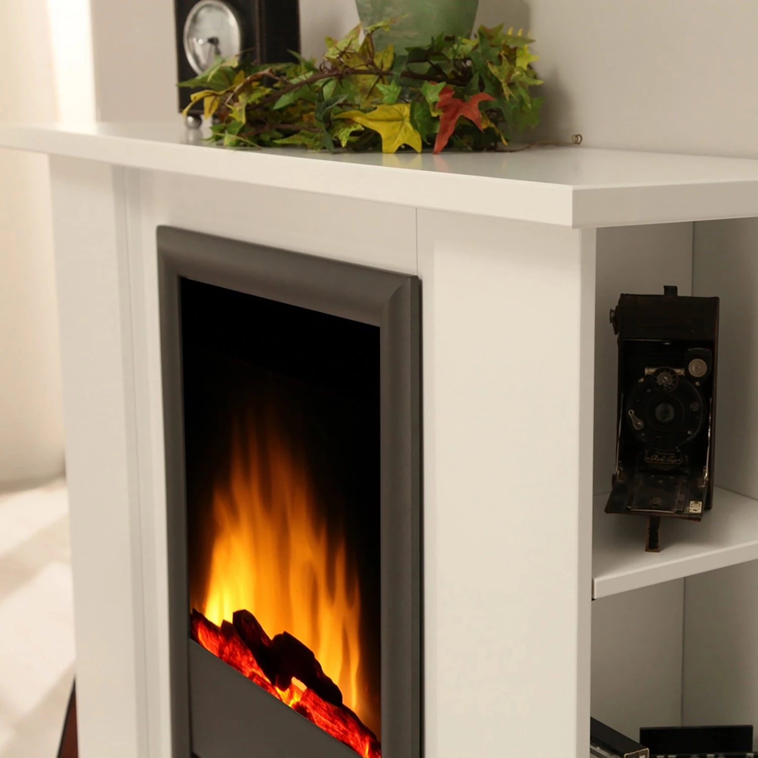 Montreux Cheminée électrique Marilyn - Blanc brillant - Verni 10 Montreux Cheminée électrique Marilyn - Blanc brillant - Verni – Image 8