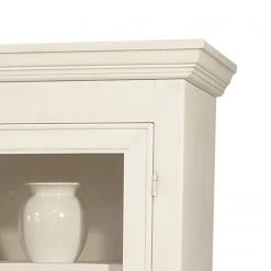 Montreux Vitrine Siena - Vernis blanc patiné à l'ancienne -Meubles de salon Soldes 1000017528 210830 14371800006 DETAILS P000000001000017528