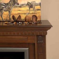 Montreux Cheminée électrique Abda - Marron colonial 18 Montreux Cheminée électrique Abda - Marron colonial -Meubles de salon Soldes 1000017548 220614 052 DETAILS P000000001000017548