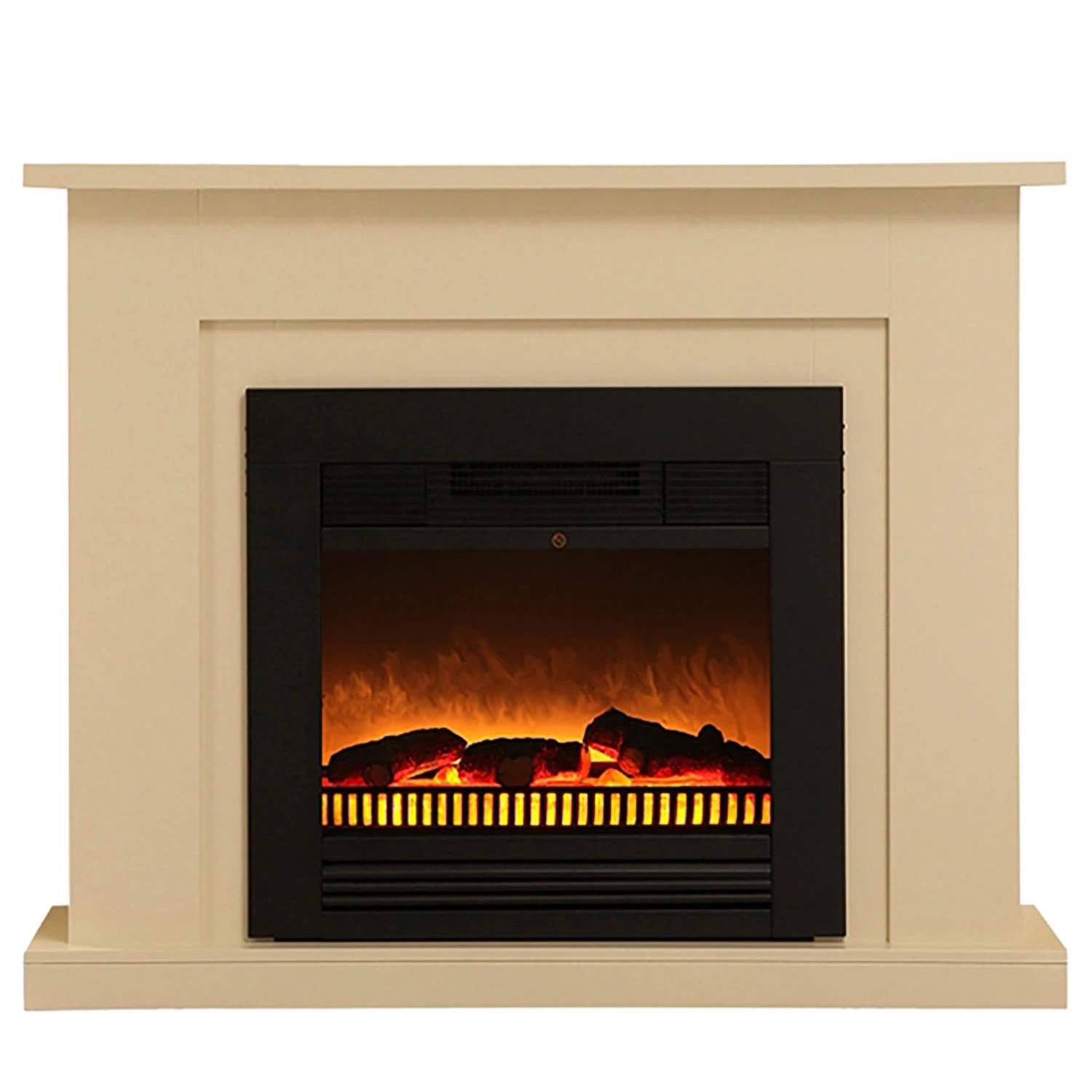 Montreux Cheminée électrique Shad - Blanc crème 6 Montreux Cheminée électrique Shad - Blanc crème – Image 4