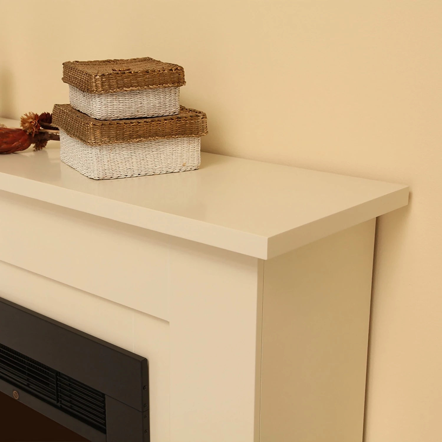 Montreux Cheminée électrique Shad - Blanc crème 8 Montreux Cheminée électrique Shad - Blanc crème – Image 6