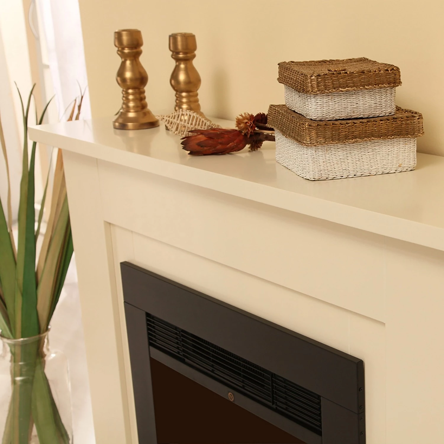 Montreux Cheminée électrique Shad - Blanc crème 12 Montreux Cheminée électrique Shad - Blanc crème – Image 10