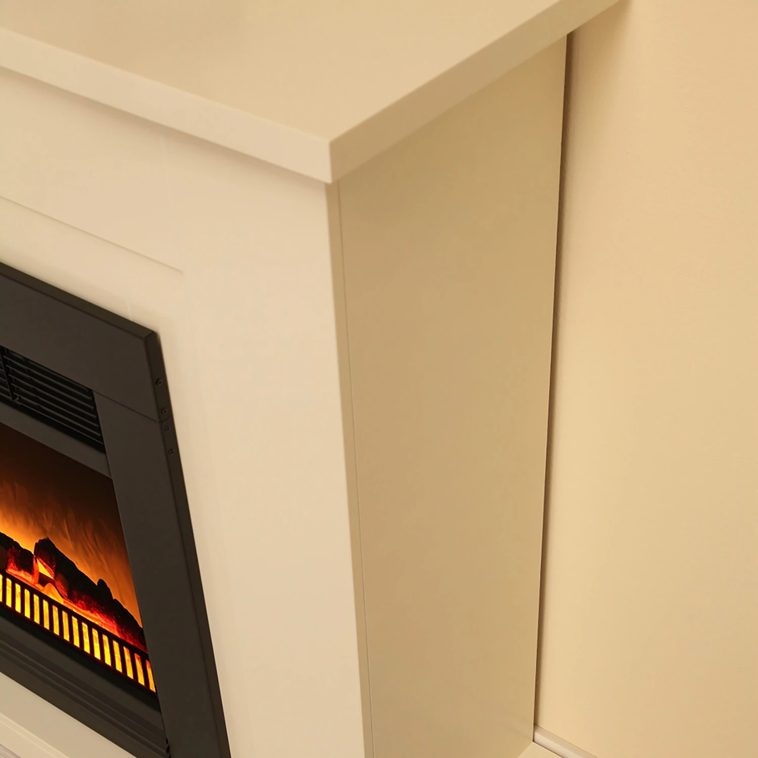 Montreux Cheminée électrique Shad - Blanc crème 16 Montreux Cheminée électrique Shad - Blanc crème – Image 14