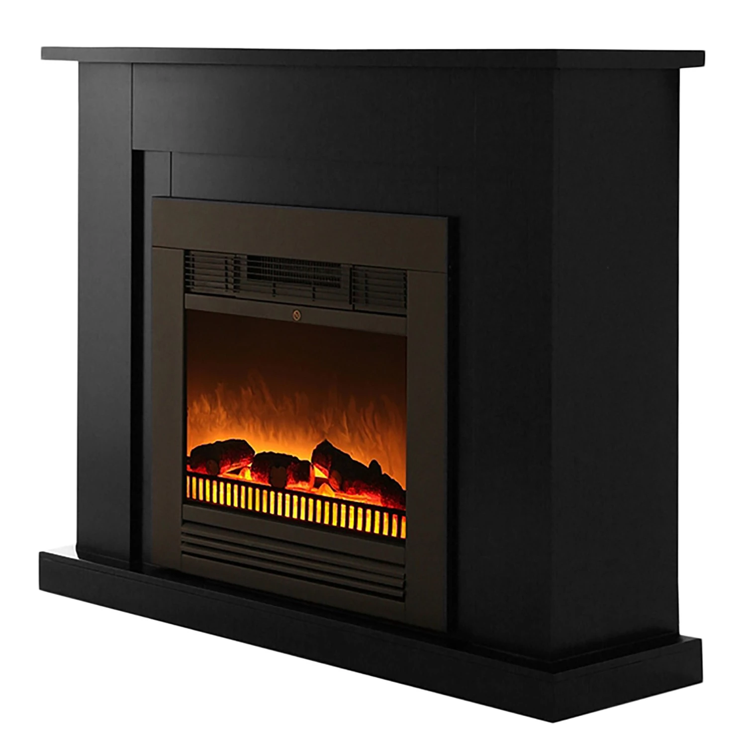 Montreux Cheminée électrique Shanghai - Verni noir mat et soyeux, anthracite 3 Montreux Cheminée électrique Shanghai - Verni noir mat et soyeux, anthracite