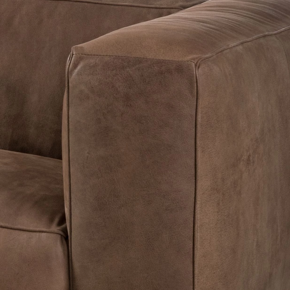 Ars manufacti Canapé Pentre (3 places) Cuir véritable - Nougat 17 Ars manufacti Canapé Pentre (3 places) Cuir véritable - Nougat – Image 15