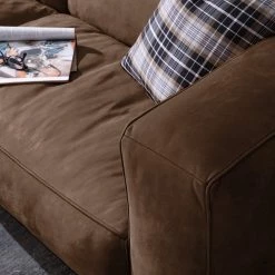 Ars manufacti Canapé Pentre (3 places) Cuir véritable - Nougat 48 Ars manufacti Canapé Pentre (3 places) Cuir véritable - Nougat -Meubles de salon Soldes 1000020143 200518 14210000012 DETAILS P000000001000020143