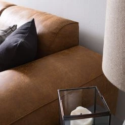 Ars manufacti Grand canapé Burrill Aspect cuir vieilli - Cognac 22 Ars manufacti Grand canapé Burrill Aspect cuir vieilli - Cognac -Meubles de salon Soldes 1000020145 190619 17375100009 GALLERYIMAGES P000000001000020145