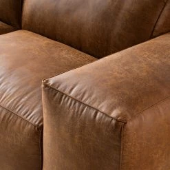 Ars manufacti Grand canapé Burrill Aspect cuir vieilli - Cognac 23 Ars manufacti Grand canapé Burrill Aspect cuir vieilli - Cognac -Meubles de salon Soldes 1000020145 190619 17375100010 GALLERYIMAGES P000000001000020145