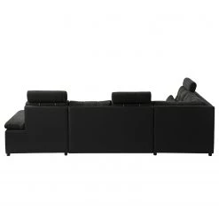 Fredriks Canapé panoramique Puntiro I - Tissu - Cuir synthétique Lilo / Tissu structuré Satur: Noit / Anthracite - Méridienne courte à droite / longue à gauche (vue de face) 44 Fredriks Canapé panoramique Puntiro I - Tissu - Cuir synthétique Lilo / Tissu structuré Satur: Noit / Anthracite - Méridienne courte à droite / longue à gauche (vue de face) -Meubles de salon Soldes 1000021539 210614 18401900090 DETAILS P000000001000021539