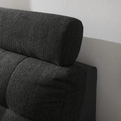 Fredriks Canapé panoramique Puntiro I - Tissu - Cuir synthétique Lilo / Tissu structuré Satur: Noit / Anthracite - Méridienne courte à droite / longue à gauche (vue de face) 52 Fredriks Canapé panoramique Puntiro I - Tissu - Cuir synthétique Lilo / Tissu structuré Satur: Noit / Anthracite - Méridienne courte à droite / longue à gauche (vue de face) -Meubles de salon Soldes 1000021539 210614 18402000098 DETAILS P000000001000021539