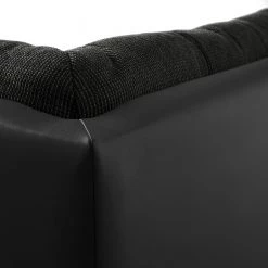 Fredriks Canapé panoramique Puntiro I - Tissu - Cuir synthétique Lilo / Tissu structuré Satur: Noit / Anthracite - Méridienne courte à droite / longue à gauche (vue de face) 64 Fredriks Canapé panoramique Puntiro I - Tissu - Cuir synthétique Lilo / Tissu structuré Satur: Noit / Anthracite - Méridienne courte à droite / longue à gauche (vue de face) -Meubles de salon Soldes 1000021539 210614 18402000110 DETAILS P000000001000021539