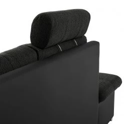 Fredriks Canapé panoramique Puntiro I - Tissu - Cuir synthétique Lilo / Tissu structuré Satur: Noit / Anthracite - Méridienne courte à droite / longue à gauche (vue de face) 65 Fredriks Canapé panoramique Puntiro I - Tissu - Cuir synthétique Lilo / Tissu structuré Satur: Noit / Anthracite - Méridienne courte à droite / longue à gauche (vue de face) -Meubles de salon Soldes 1000021539 210614 18402000111 DETAILS P000000001000021539