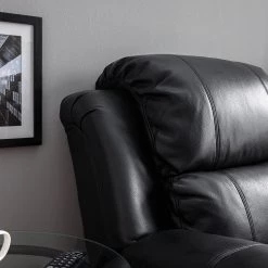 Modoform Fauteuil de cinéma Mendis (2 places) - Imitation cuir - Noir 52 Modoform Fauteuil de cinéma Mendis (2 places) - Imitation cuir - Noir -Meubles de salon Soldes 1000027315 201126 16525500006 MOOD DETAILS P000000001000027315 mood