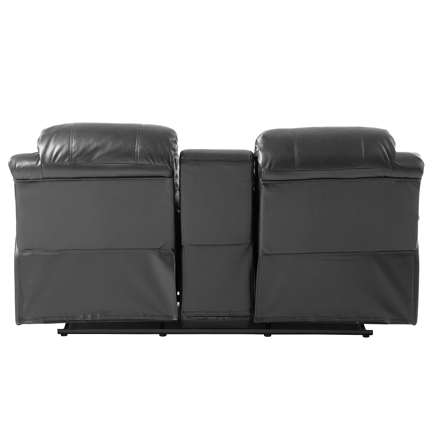 Modoform Fauteuil de cinéma Mendis (2 places) - Imitation cuir - Noir 13 Modoform Fauteuil de cinéma Mendis (2 places) - Imitation cuir - Noir – Image 11