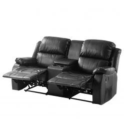 Modoform Fauteuil de cinéma Mendis (2 places) - Imitation cuir - Noir 47 Modoform Fauteuil de cinéma Mendis (2 places) - Imitation cuir - Noir -Meubles de salon Soldes 1000027315 201130 13573400229 DETAILS P000000001000027315