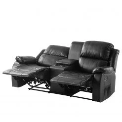 Modoform Fauteuil de cinéma Mendis (2 places) - Imitation cuir - Noir 49 Modoform Fauteuil de cinéma Mendis (2 places) - Imitation cuir - Noir -Meubles de salon Soldes 1000027315 201130 13573400231 DETAILS P000000001000027315